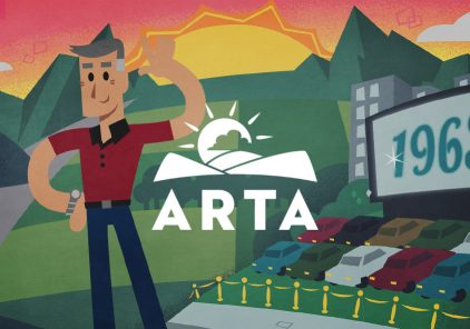 ARTA illustration and animation banner